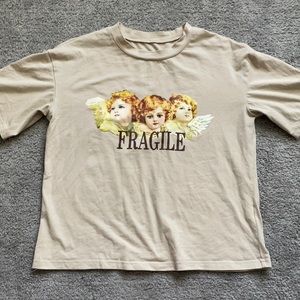 beige angel t shirt